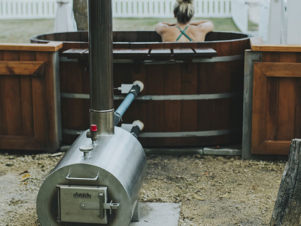 Wood-Fired Hot Tub Heater