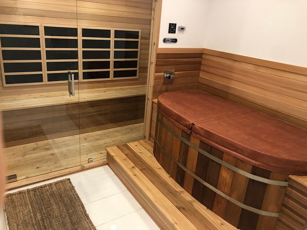 Indoor Hot Tub And Sauna