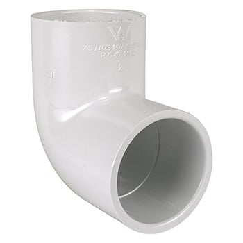 PVC Elbow - 1.5" - White