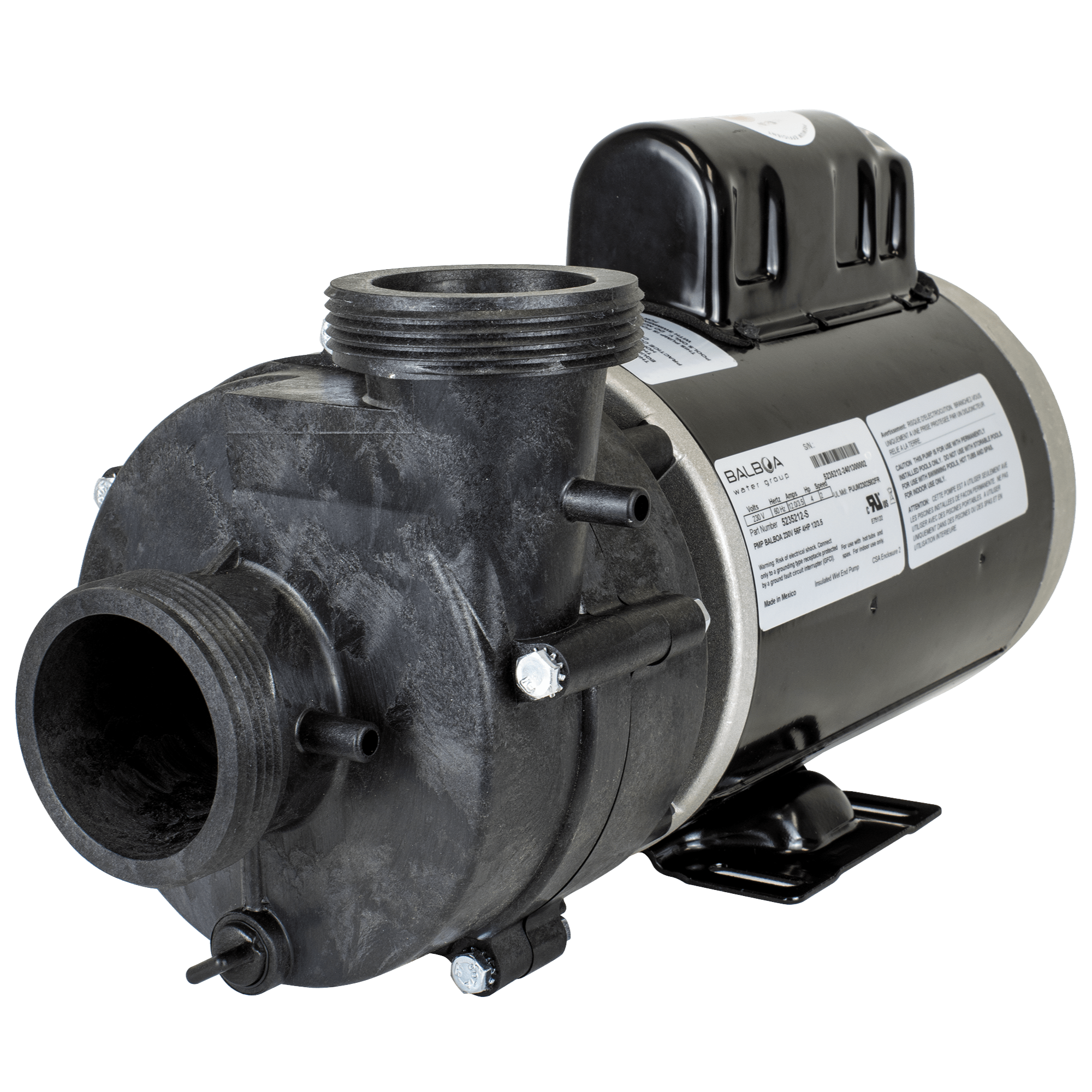 4 HP Spa Pump - Vico Ultimax by UltraJet/Balboa Niagara Hot Tub Pump -230 VAC