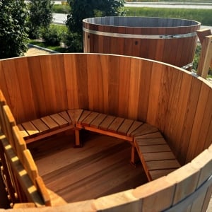 6 Person Wood Fired Hot Tub