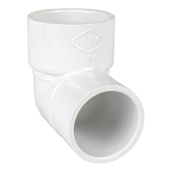 PVC Street Elbow - 1.5" - White